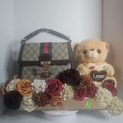 Arreglos De Flores Eternas Y Bolsas 