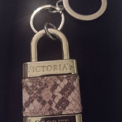 Victoria Secret Keychain PINK PYTHON PADLOCK
