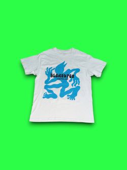 Pleasures BPMS A Deeper Love T-Shirt White Mens & Blue Size Medium