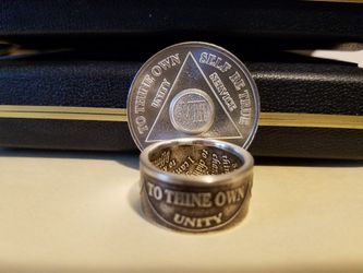 SOBRIETY COIN RING