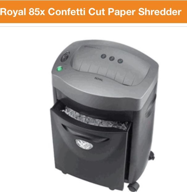 Royal 85x Confetti Cut Paper Shredder