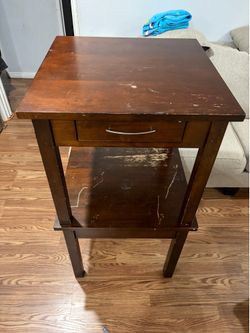 Solid, heavy-duty table