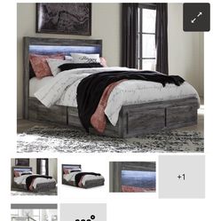 MUST GO!!! Gray Bed Frame