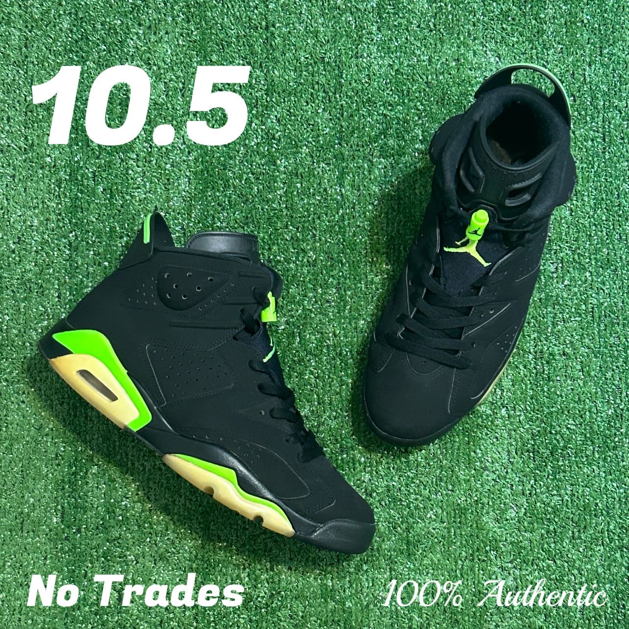 Size 10.5 Air Jordan 6 Retro โElectric Greenโ ๐