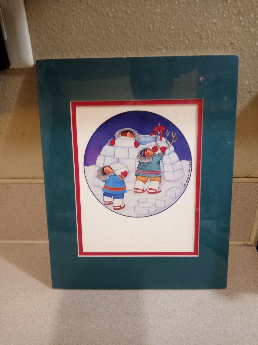 Northern Images Barbara Lavallee Print Artic Playhouse Sealed