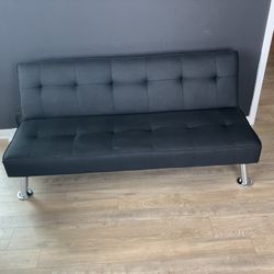 Black Futon Couch 