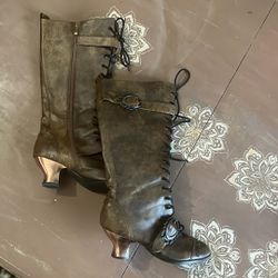 Wow!!! Those Are Some Cool Boots.. Women’s Size 7 Steampunk/ Victorian Boots