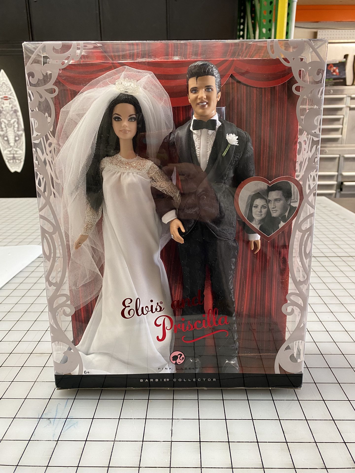 Elvis & Priscilla Doll And Elvis PEZ