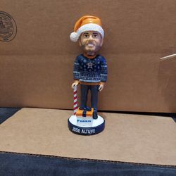 Ugly Sweater Jose Altuve Bobblehead Houston Astros
