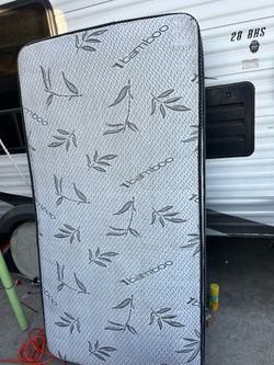 Twin size bed mattress pillow top