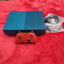 Xbox One S BLUE 2 TB With Controller And Cords