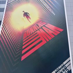 THE RUNNING MAN LIMITED EDITION exclusive poster HQ matte w/shiny logo 2025 NEW! Film poster