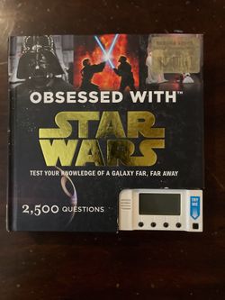 Obsessed with Star Wars trivia book great condition