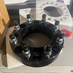 Wheel Spacers, 2 inch 8x170mm Wheel Spacers 124.9mm Hub Bore with 14x1.5