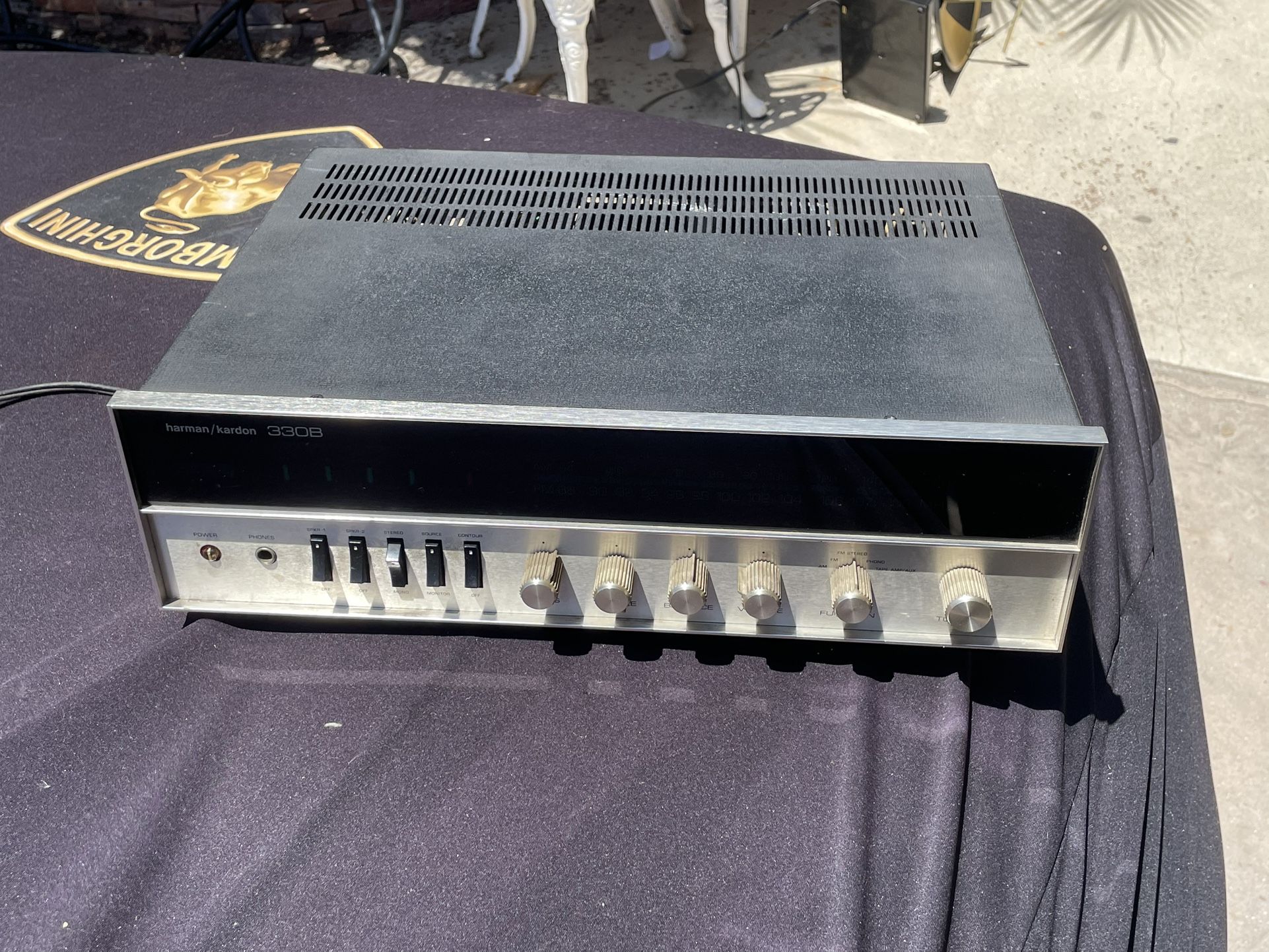 Vintage HARMAN KARDON 330B AM/FM Stereo Receiver tested working