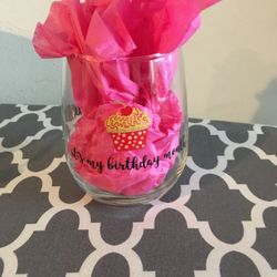 Birthday Glass - Not Plastic!