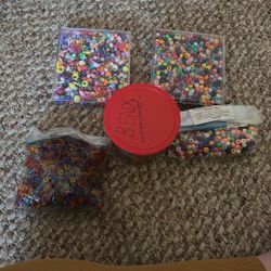 Big Bead Lot For Jewelry Making, Kids Beads, Mix Of Plastic/Acrylic