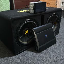 KICKER COMP C/ ALPINE AMPLIFIER / KENWOOD MODEL DMX47S