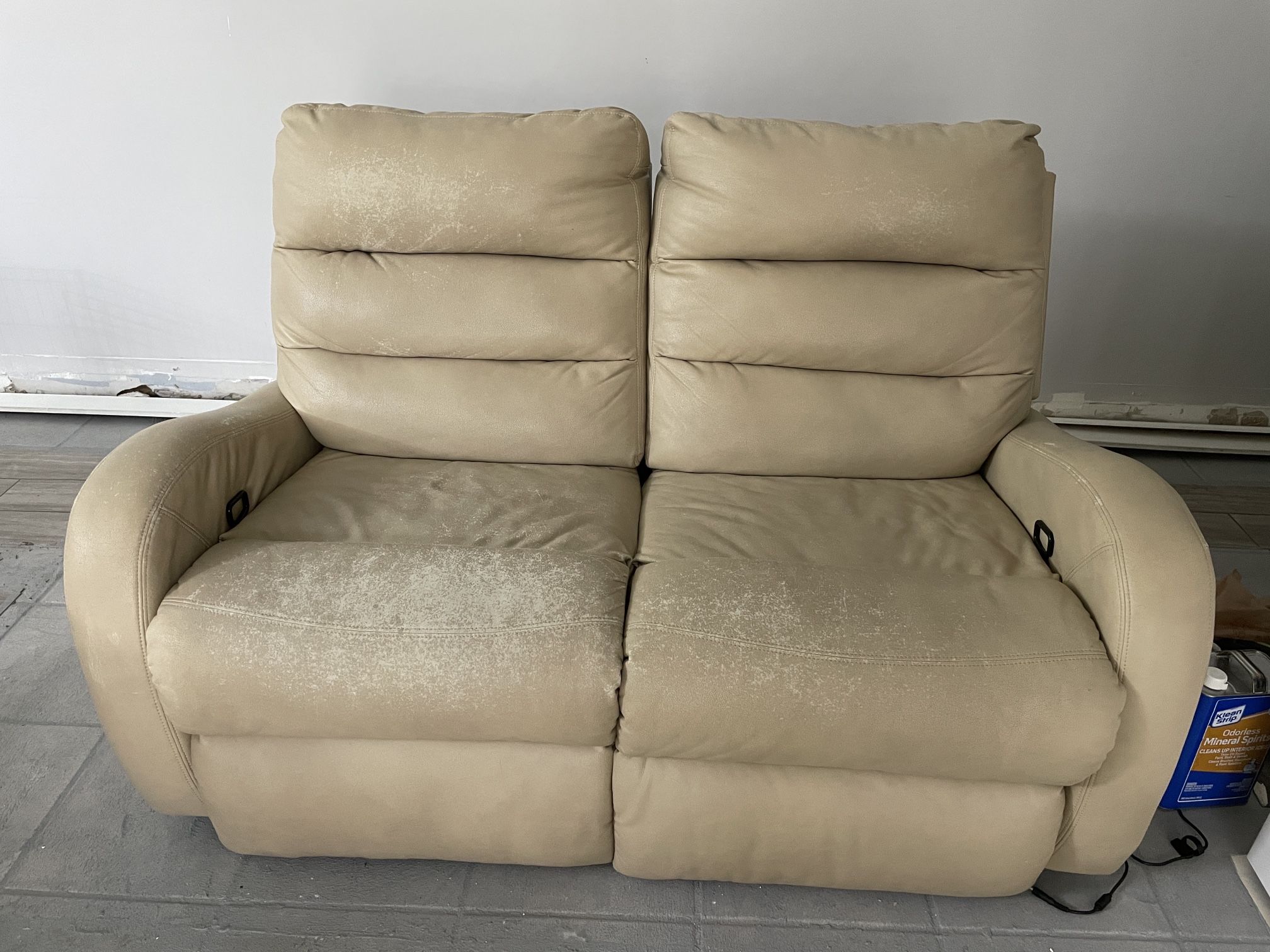 Free Leather Couch Love Seat Sofa