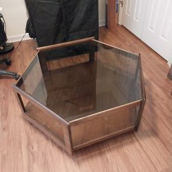 Glass Coffee Table On Wheels