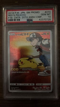 Red Flash Pikachu PSA 10