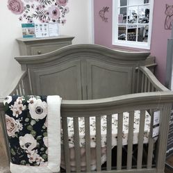 Baby Crib And Dresser