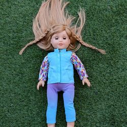 Rare "One of a Kind" American Girl Truly Me Doll – Heterochromia & Custom Details Honey Blonde CYO OOAK