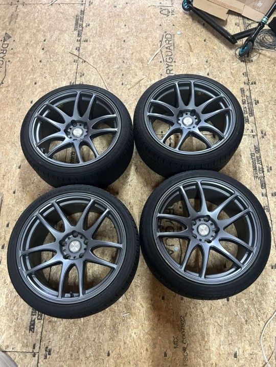 18x9.5 Esr Wheels 5x114