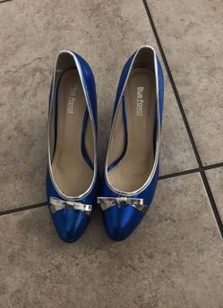 Blue heels