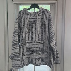 Tweed hoodie very heavy