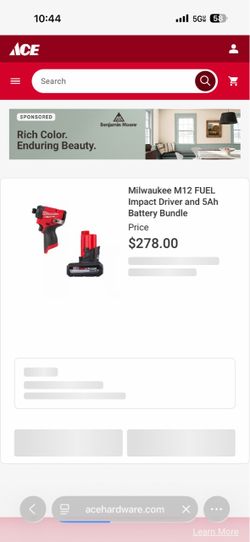 Milwaukee M12 FUEL Impact Driver brushless Like new make a offer