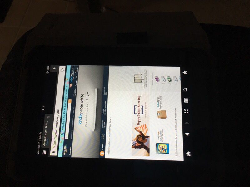 Amazon Kindle 7" Display