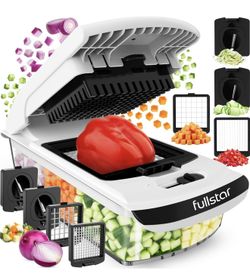 Pro Chopper - Vegetable Chopper and Spiralizer, Food Chopper with Container, Fruit Slicer, Kitchen G