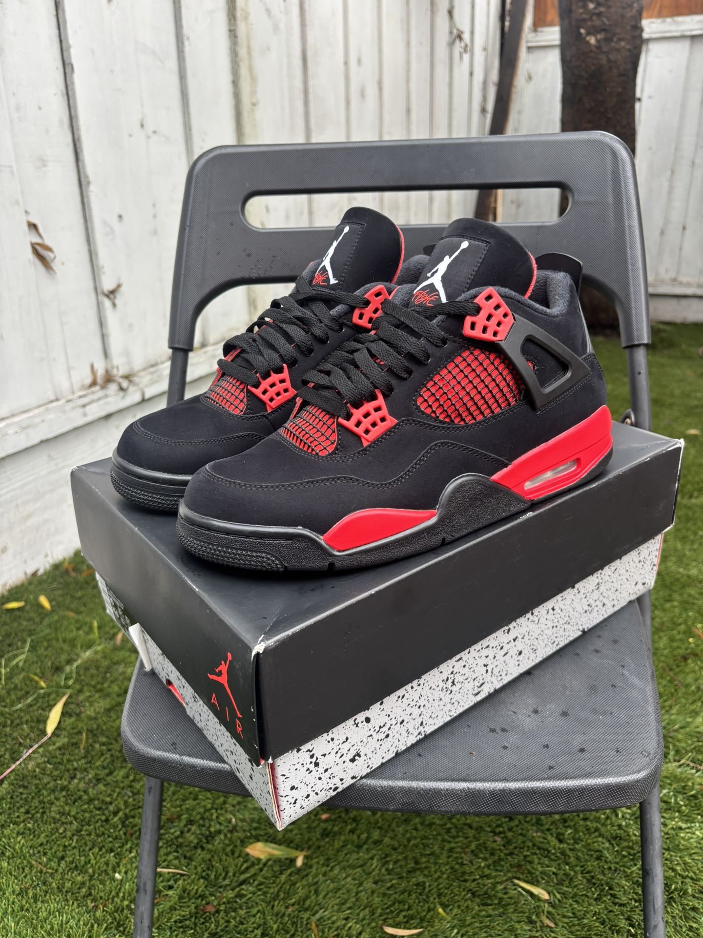 Retro 4 red thunder Sz 10 Jordan 4 Red Thunder Size 10.5 for $300 In store now! main image 3