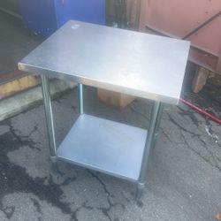 Metallic Kitchen Table 