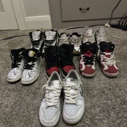 Bunch Of Used Shoes $10 A Pair