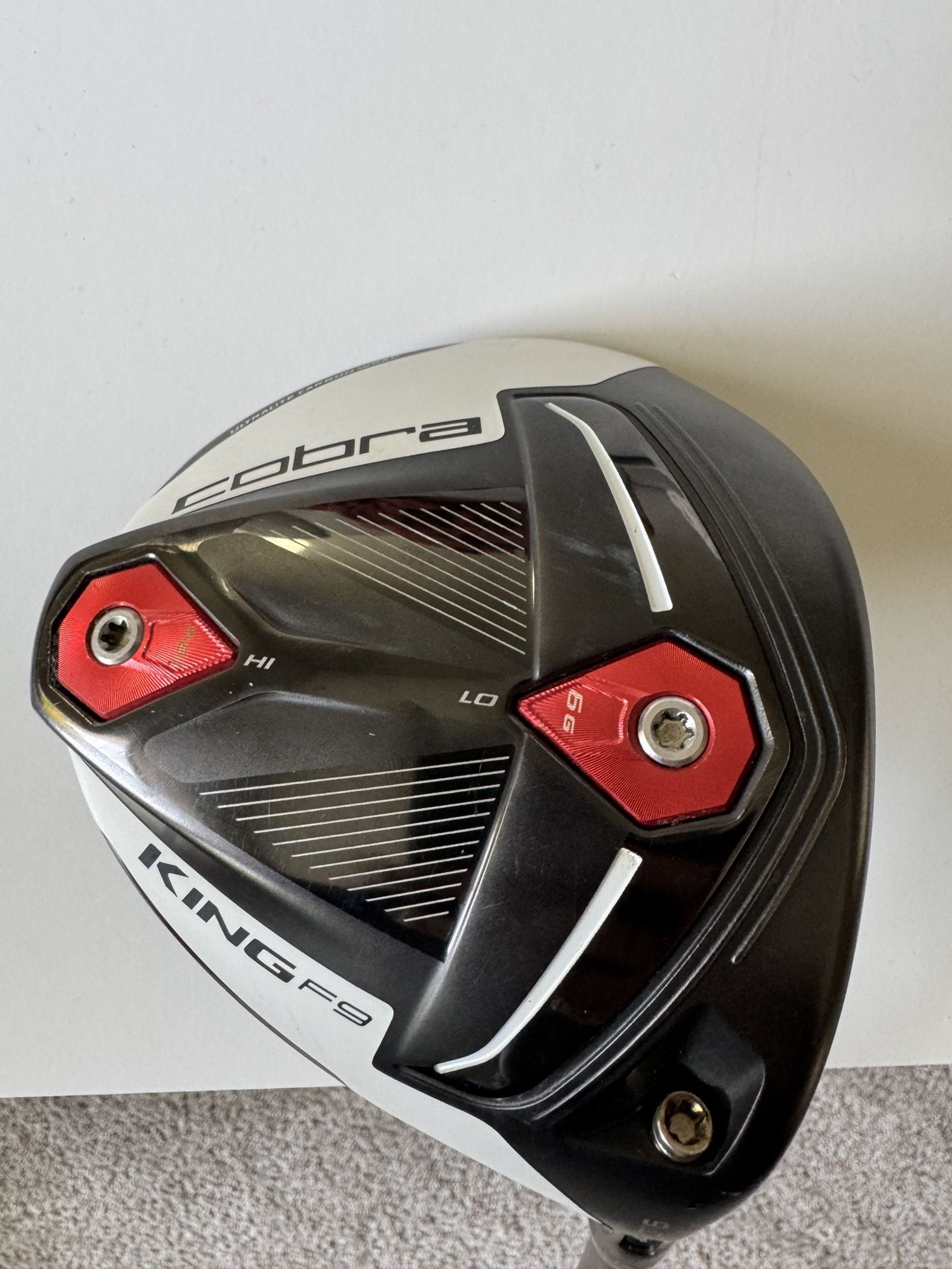 COBRA KING F9 SPEEDBACK DRIVER GRAPHITE RIGHT HANDED