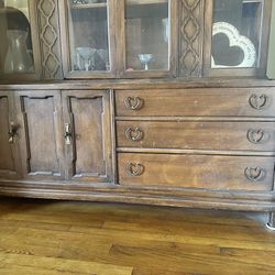 Antique 3 Drawer + cabinet (Mid century) 