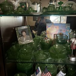 Depression Green Glass