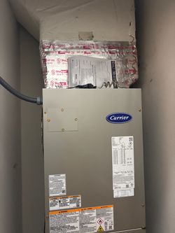 Carrier 3 ton heat pump installed