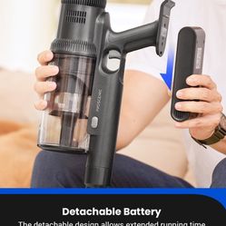 Proscenic Vacuum Cleaners,P11 Mopping Wet Dry Cordless Vacuum and Mop Combo All in one,High Suction Lightweight Stick Vacuum with LED Display,Long Run