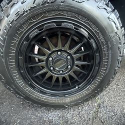 18” Black Kmc Rims 