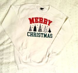 “MERRY CHRISTMAS” Holiday Pullover 