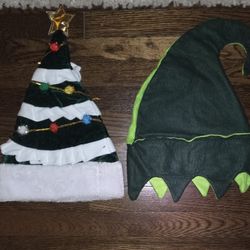 (2) CHRISTMAS HOLIDAY HATS