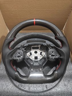BRAND NEW 2016-2024 CHEVROLET CAMARO Real Carbon Fiber Steering Wheel