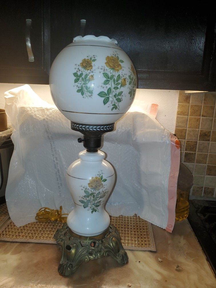 vintage Hurricane Lamp