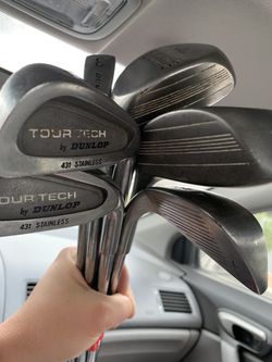 Golf clubs for sale. Irons and woods. Starter