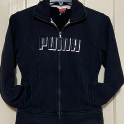 Puma Women’s Zip Up Sweater-jacket/Medium 