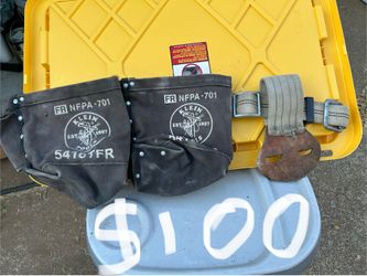Cinturón y bolsas de ironworker