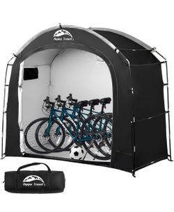 Happy Travel XL Bike Tent Bike Storage Shed Tent, Waterproof Portable Bicycle Cover Shed
30% More Top Storage Space for 2/3